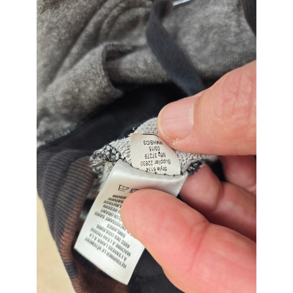 Aeropostale Mens XS Grey Marl Raw Hem Sweat Shorts Black Waistband 6174 - Picture 4 of 15